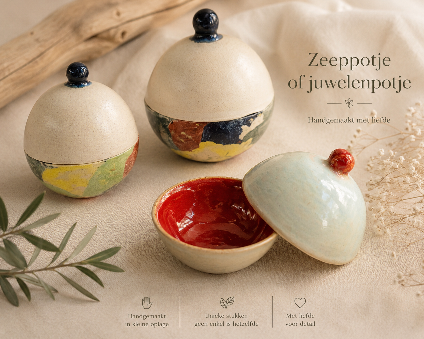 Zeep- of juwelenpotje